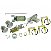 1970-77 Chevelle Lock Kit Ignition, Door, Glove & Trunk
