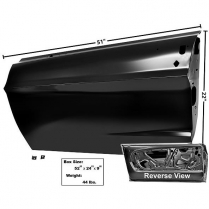 1967-68 Ford Mustang Right Hand Steel Door