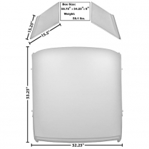 1965-66 Ford Mustang Coupe Roof Panel