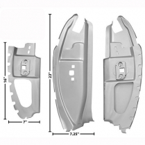 1969-70 Mustang Fastback B-Pillar Repair Panels