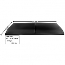 1970-74 Challenger Steel Trunk Lid