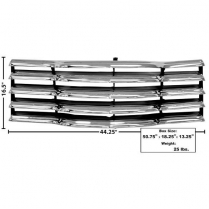 1947-53 Chevy Pickup Chrome Grill Assembly