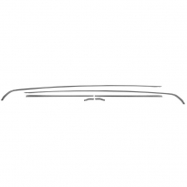 1970-72 Chevelle & Malibu Drill Rail Moldings - 6Piece Set