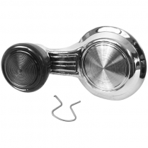 1968-72 Chevelle & GTO Vent Window Crank w/Black Knob