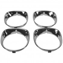 1970 Chevelle, ElCamino & Malibu Headlight Bezels - Set/4