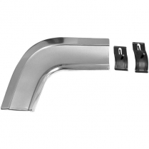 1964 Impala & Full Size LH Quarter Molding Extension w/Clips