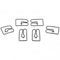 1962-64 Impala & Full Size Rocker Panel Molding Clips - St/6