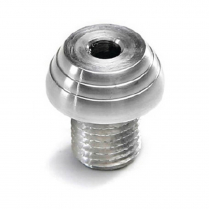 Deco Style Dash Knob with 7/16-20 Male Thread - Brushed