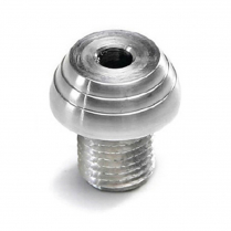 Deco Style Dash Knob with 7/16-28 Male Thread - Brushed