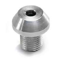 Deco Style Dash Knob with 7/16-20 Male Thread - Brushed