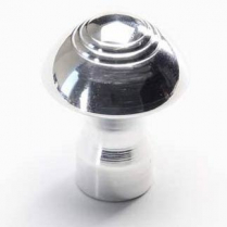 Deco Style Dash Knob with 7/16-20 Male Thread - Polished