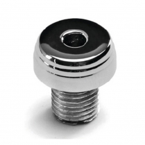 Lucille Style Dash Knob with 7/16-28 Male Thread - Polished