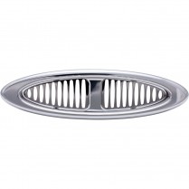 <N/A> Dual Polished Oval A/C Vent with Radius Bezel