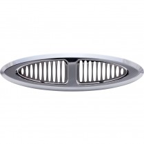 <N/A> Dual Polished Oval A/C Vent with 30 Degree Bezel