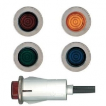 Red 1/2" Dash Indicator Light