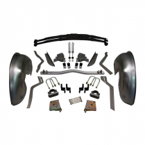 1970-81 Camaro 3" Drop Mini Tub Kit w/Leaf Springs/Shocks