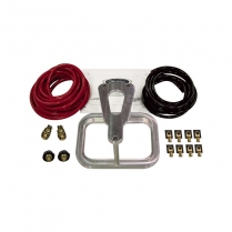 1967-69 Camaro/Firebird Battery Relocation Kit " Sat" Alum