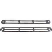 Defrost Duct Vents 6-1/4" x 5/8" - Polished Aluminum