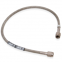 -3 AN x -3 AN x 18" Braided Stainless Hose