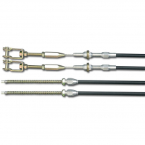 1942-54 Chevy E-Brake Connector Cable Exp Rears - Black