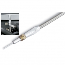351 Ford Windsor Flexible Engine Oil Dipstick - Braided SS