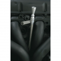 Chevy 502 BB Flexible Engine Oil Dipstick - Braided SS