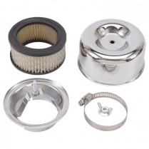 Round Edelbrock 94 Round Air Cleaner - Chrome