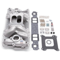 1957-86 SBC Performer Air-Gap RPM Intake w/Installation Kit