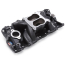 Chevy SB Black Coated Performer Air Gap Intake Manifold