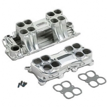 1962-88 SB Chevy Polished Street Tunnel Ram Intake Manifold