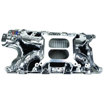 1962-01 SBF 289-302 Chr Coat RRM Air-Gap Intake Man Non-EGR