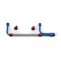 Adjustable Dual Feed Fuel Line Kit for Holley Carburetors