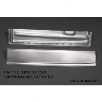 1935-36 Ford 2 Door Sedan & 3W Coupe Right Steel Door Bottom