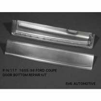 1935-36 Ford 4 Door Sedan & 5W Coupe Steel Left Door Bottom
