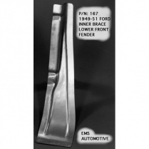 1949-51 Ford Pass Car Left Inner Front Fender Brace