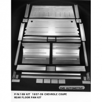 1937-39 Chevy Coupe Rear Floor Pan Kit