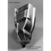 1957-58 Ford Car Right Lower Front Door Post Repair Panel