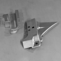 1949-52 Chevy Pass Car Right Lower Front Door Post Kit