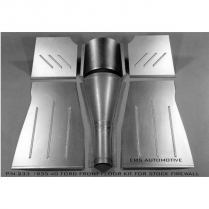 1935-40 Ford Car Front Floor Pan Kit with Stock Firewall