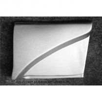 1937-38 Chevy Pass Car Left Lower Front Cowl Patch Panel