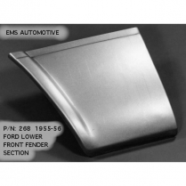 1955-56 Ford Car Left Front Lower Outer Fender Section