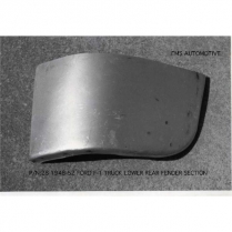 1948-52 Ford F1 Pickup Right Lower Rear Front Fender Panel