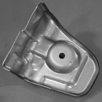 1949-52 Chevy Pass Car LH Front Door Post Lower Brace