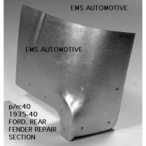 1935-40 Ford Pass Car Left Rear Fender Repair Panel