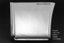 1937-39 Chevy Coupe Sedan Del Right Lower Rear 1/4 Panel