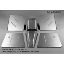 1937-39 Chevy Car Front Floor Pan for Big Block Firewall