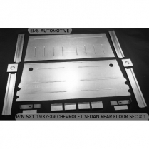 1937-39 Chevy 2 & 4 Door Sedan First Section Rear Floor Kit