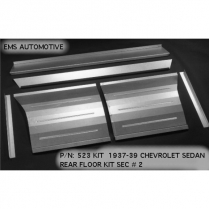 1937-39 Chevy Sedan Second Section Rear Floor Kit