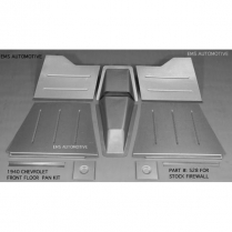 1940 Chevy Front Floor Pans for use with Stock Firewall