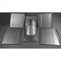 1935-36 Chevy Car Front Floor Pans use with Stock Firewall